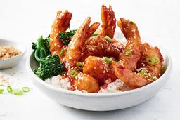 Sweet and spicy prawns dry