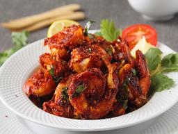 Deep fried spicy prawns dry