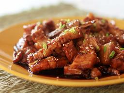 Schezwan pork dry