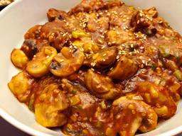 Mushroom salt n pepper gravy