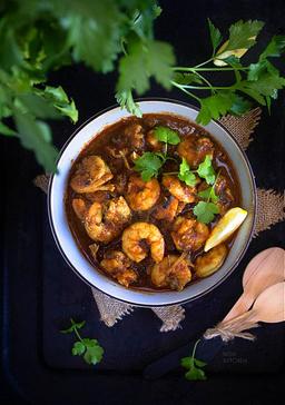Prawns salt & pepper gravy