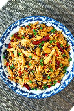 Chicken chilli garlic fried rice