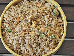 Chicken butter garlic fried rice