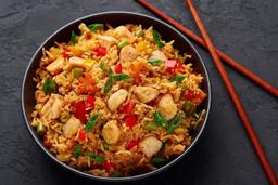 Pork schzewan fried rice
