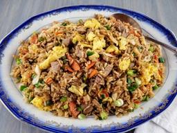 Pork lefu fried rice
