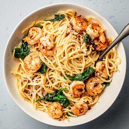 Seafood butter garlic noodles