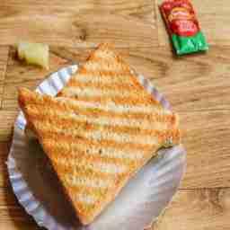 Mix vegetable pineapple sandwich