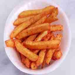 French fries piri piri