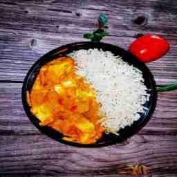 Shahi paneer rice bowl