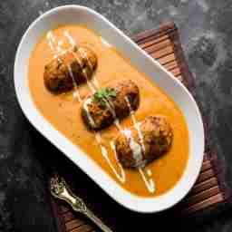 Malai kofta (punjabi) - red gravy