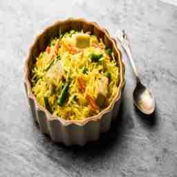 Biryani of the day with raita