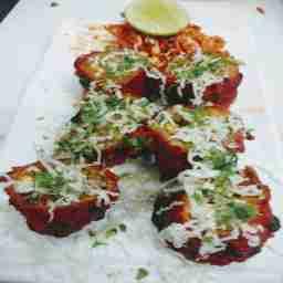 Stuffed soya chaap