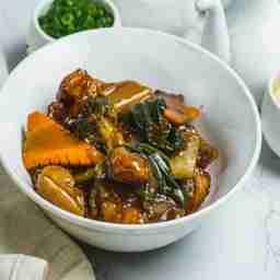 Chicken in oyester sauce- gravy