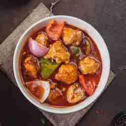 Ginger garlic chilly chicken- gravy