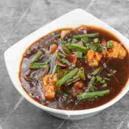 Chilly chicken- gravy