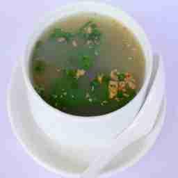 Chicken pepper lemon soup