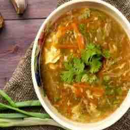 Chicken hot & sour soup