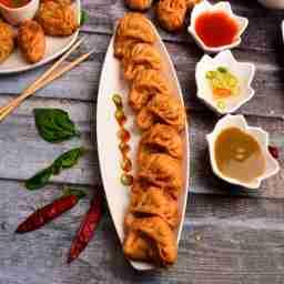 Chicken fried momo