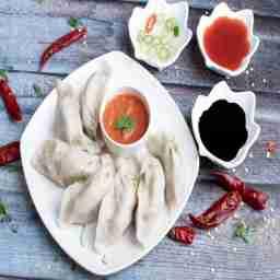 Cheese veg steam momo