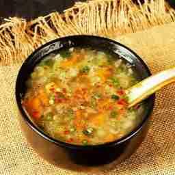 Chicken pepper lemon soup