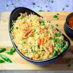 Veg chilli garlic fried rice