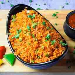 Veg schezwan fried rice