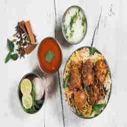 Chicken fry pice biryani [family pack]