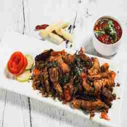 Baby corn pepper dry