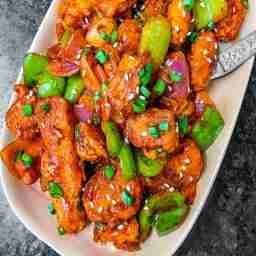 Baby corn manchurian
