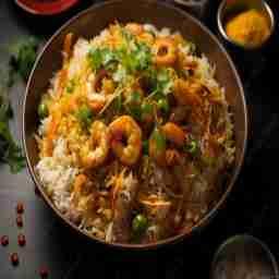 Prawn biryani [family pack]