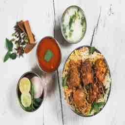 Gongura chicken biryani