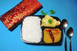 Bachelor omelet thali