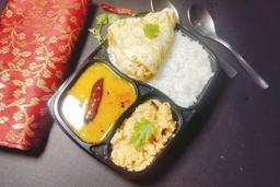 Mini omelette thali