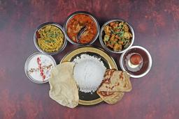 Home style sabji thali