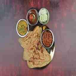 Rajma with paratha