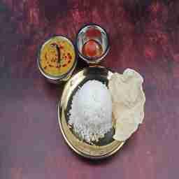 Dal tadka rice bowl