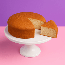 Vanilla sponge cake eggless
