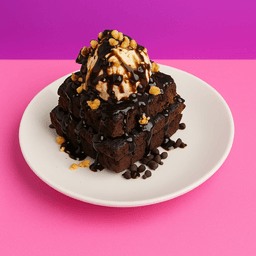 Brownie sundae
