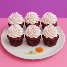 Red velvet cupcake [pack of 6]