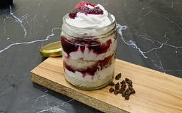 Dessert blueberry jar