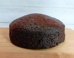 Dry chocolate sponge cake [pure veg]