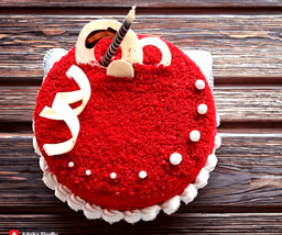 Regal red velvet cake [pure veg]