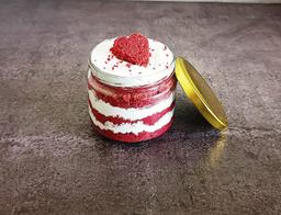 Red velvet jar cake