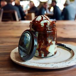 Hot chocolate fudge vanilla