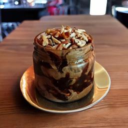 Dry fruits chocolate ice cream