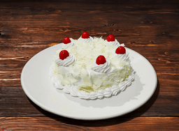 White forest cake eggless