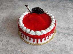 Strawberry cake eggless