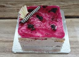 Blueberry cheese cake eggless