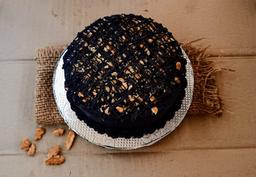 Brownie chocolate cake eggless