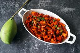 Raw mango pachadi